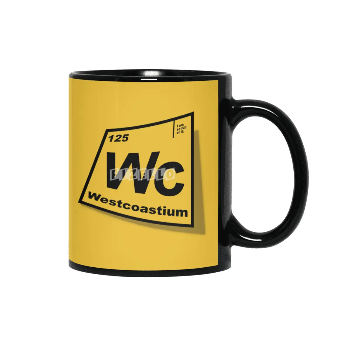 WestCoastium | Black Siyah Kupa