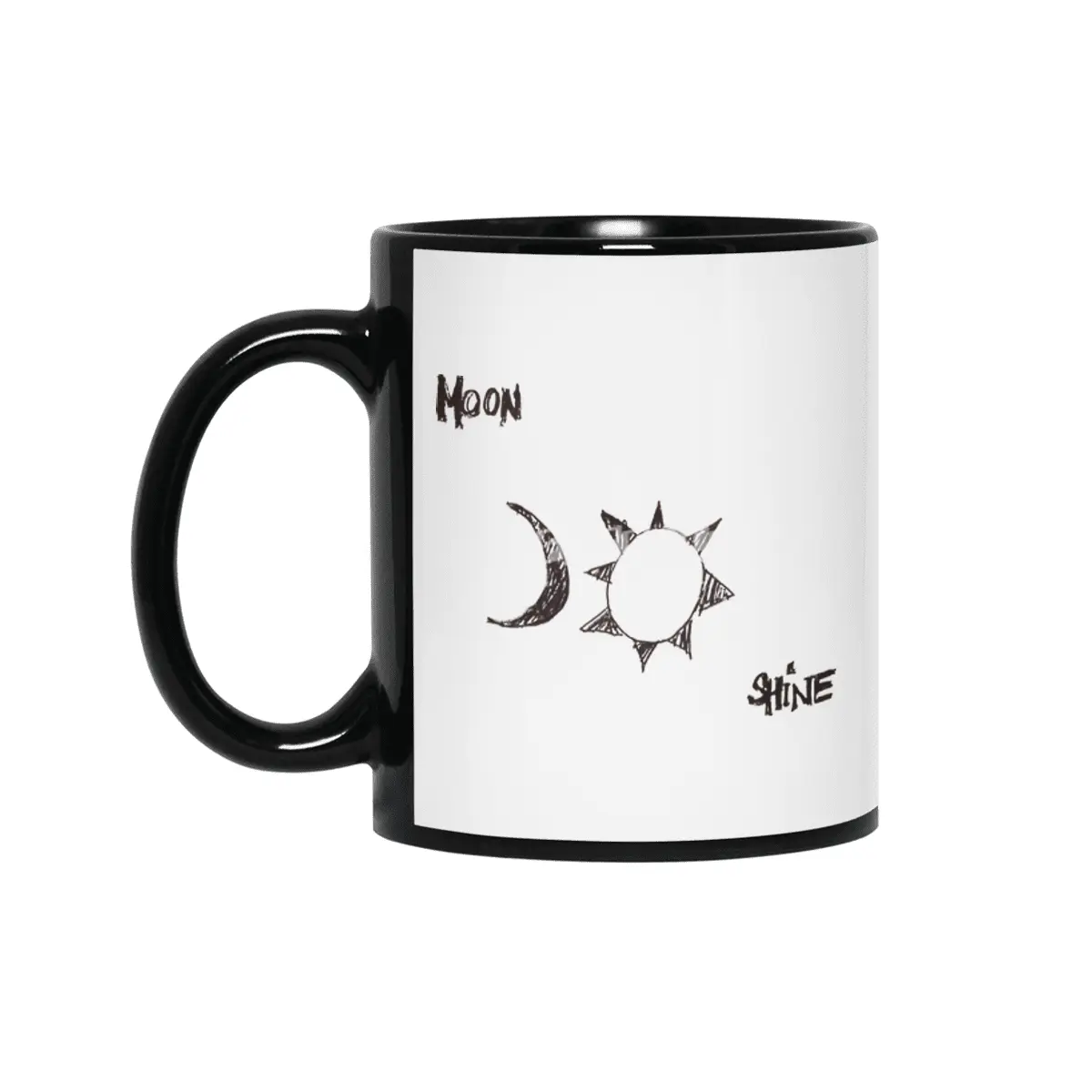 Moon Shine Siyah Kupa