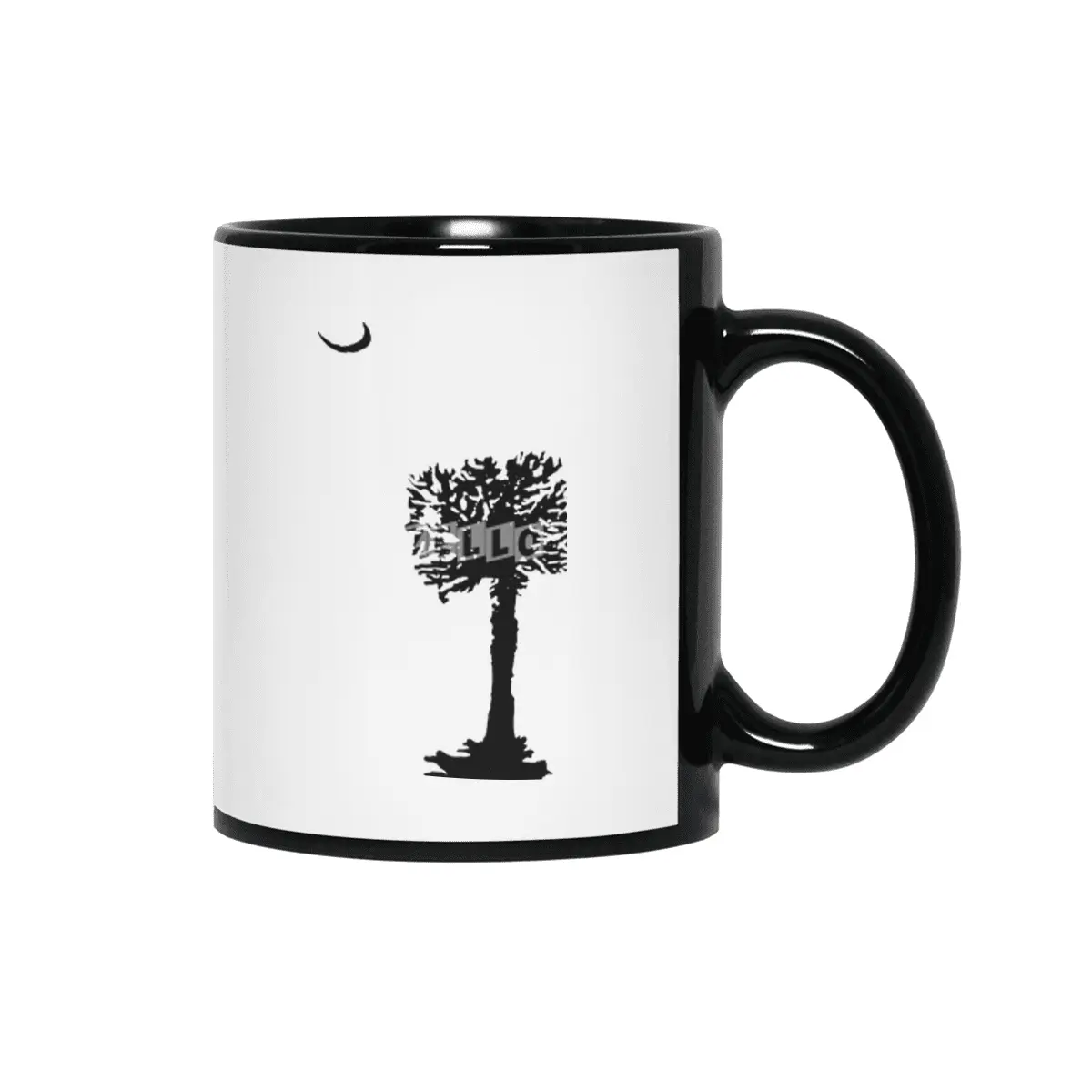 SC Palmetto Tree in Black Siyah Kupa