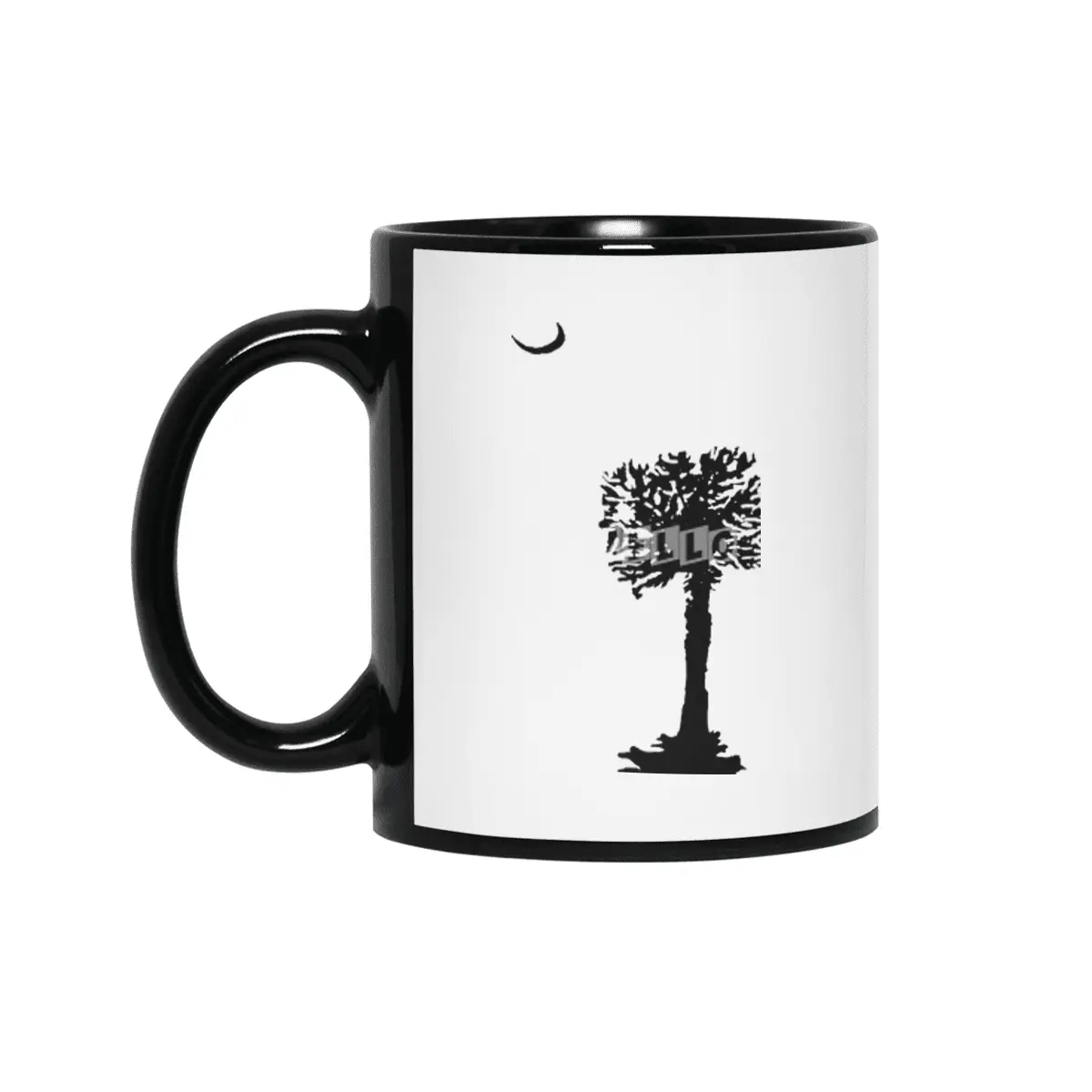 SC Palmetto Tree in Black Siyah Kupa