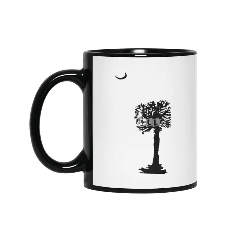 SC Palmetto Tree in Black Siyah Kupa