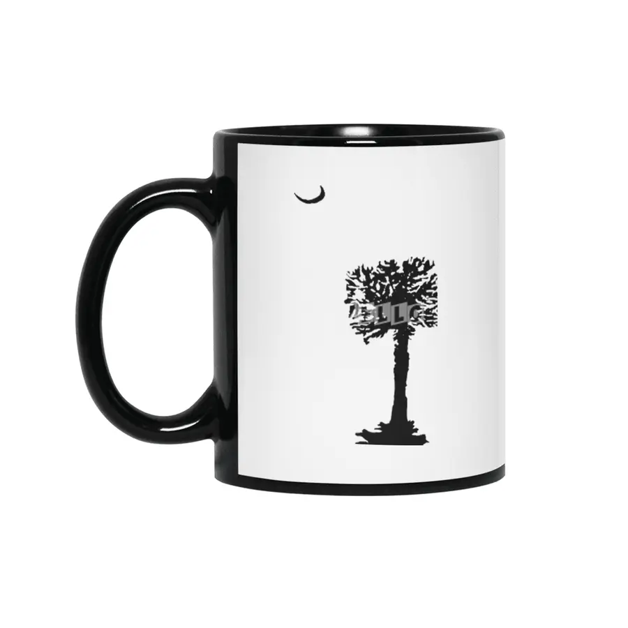 SC Palmetto Tree in Black Siyah Kupa