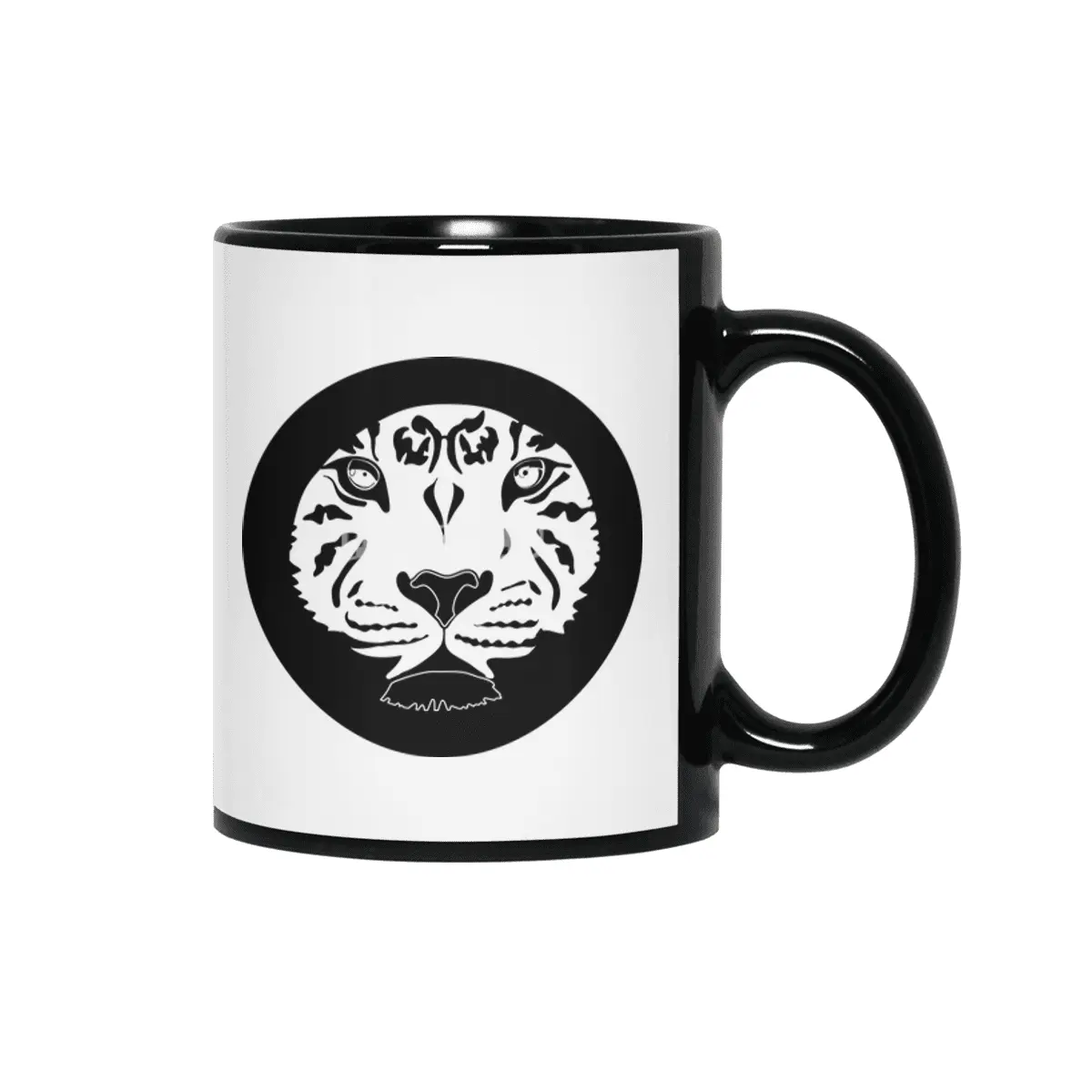 Tiger face Siyah Kupa