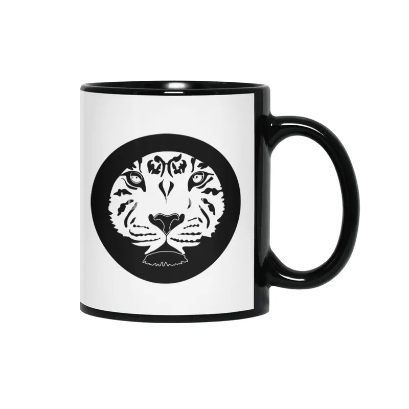 Tiger face Siyah Kupa