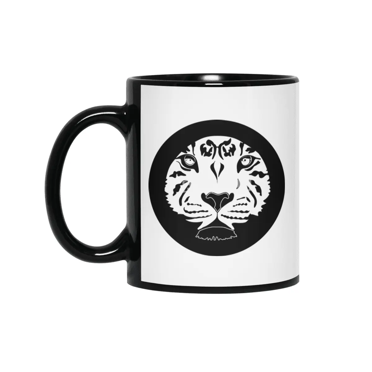 Tiger face Siyah Kupa
