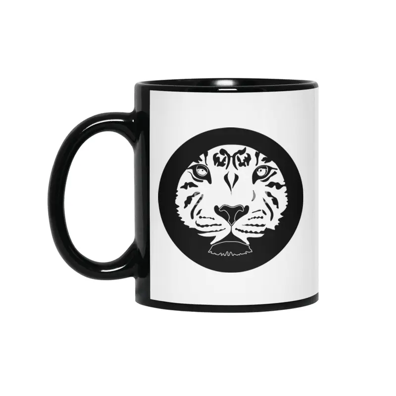 Tiger face Siyah Kupa