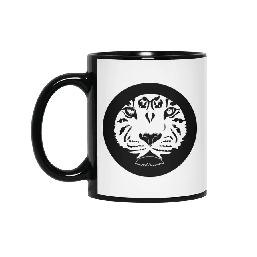 Tiger face Siyah Kupa