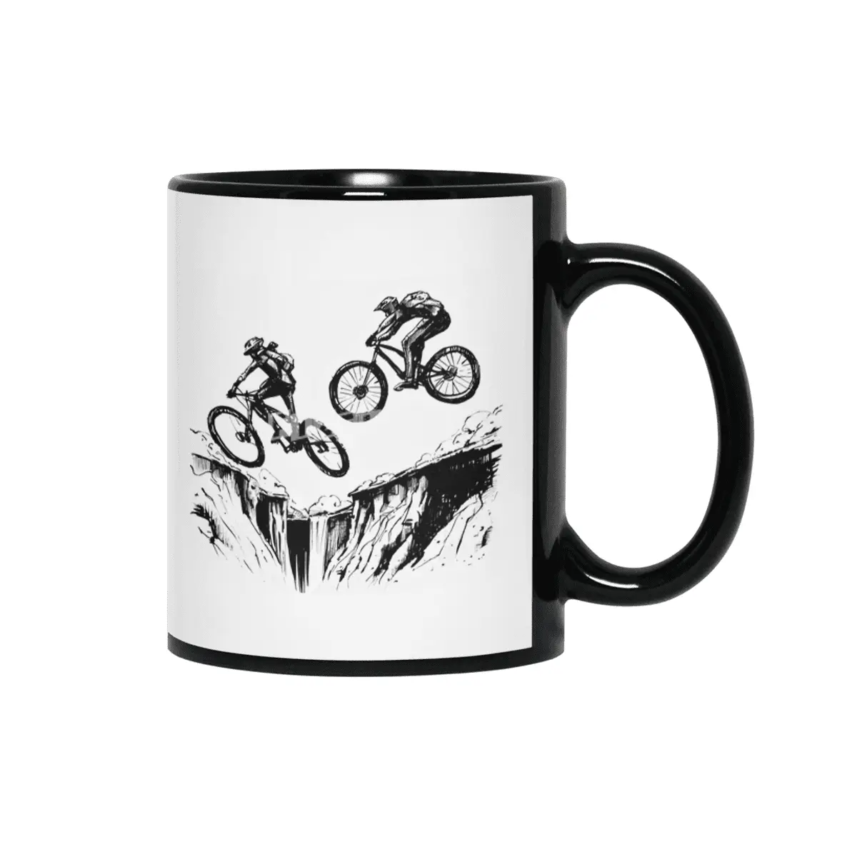 Bike Chase Siyah Kupa