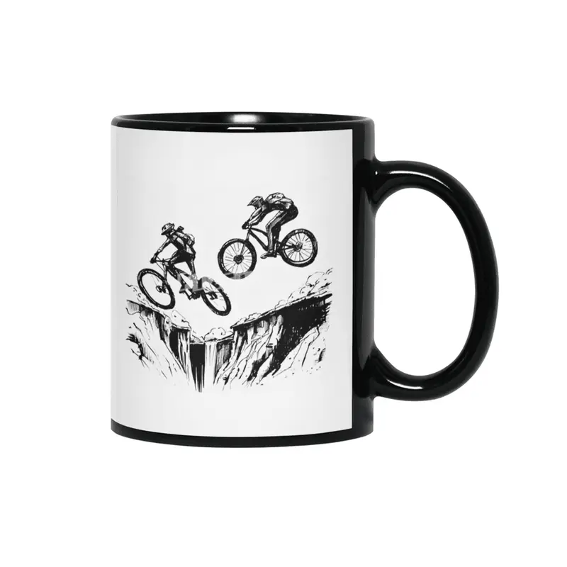 Bike Chase Siyah Kupa