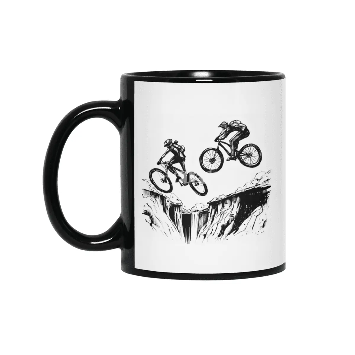Bike Chase Siyah Kupa