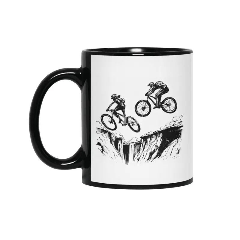 Bike Chase Siyah Kupa