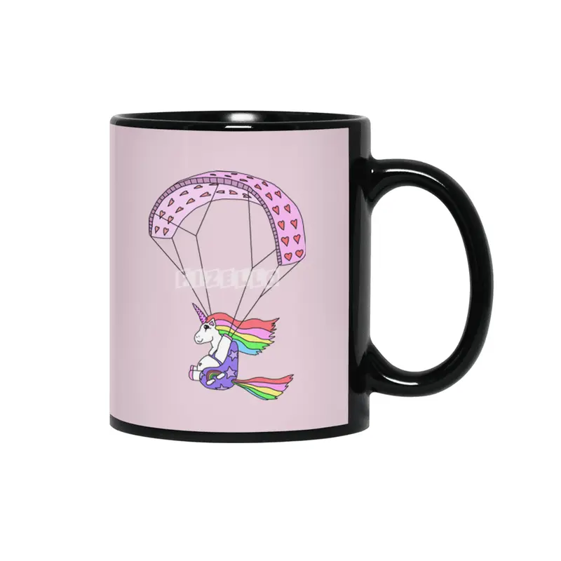 The Wandering Fools - Paracorn, the Paragliding Unicorn Siyah Kupa
