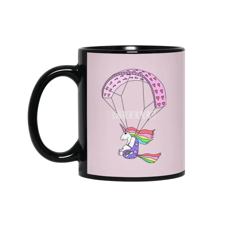 The Wandering Fools - Paracorn, the Paragliding Unicorn Siyah Kupa