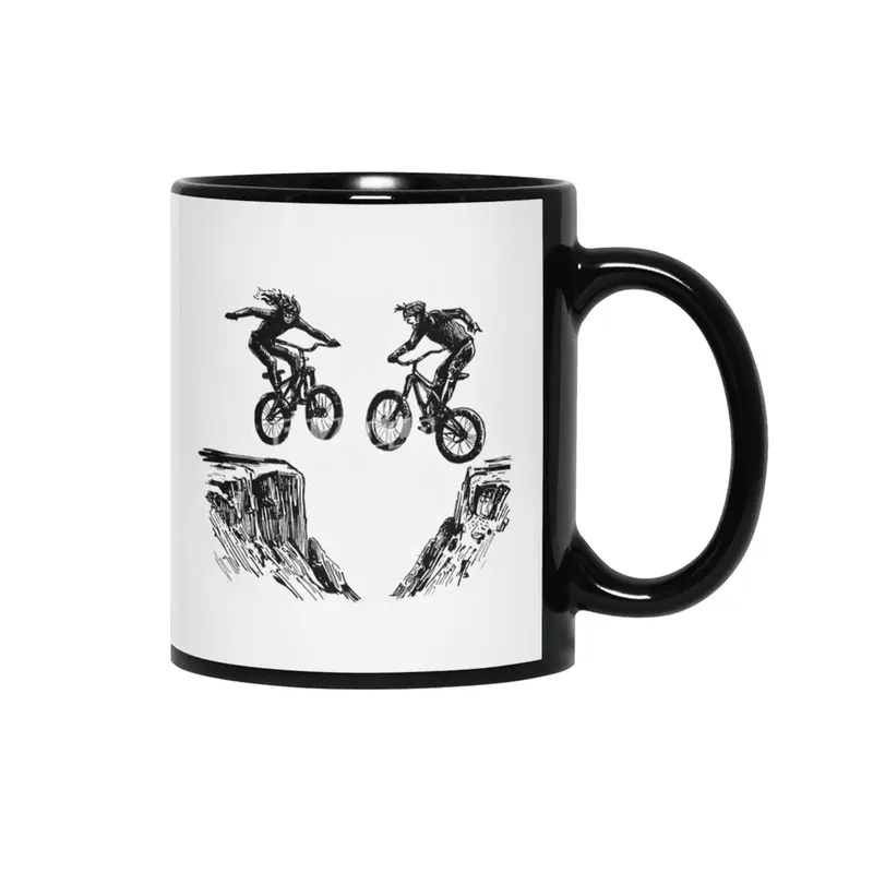 Cliff Bike Jump Siyah Kupa
