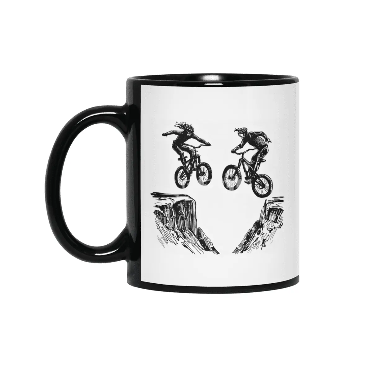 Cliff Bike Jump Siyah Kupa