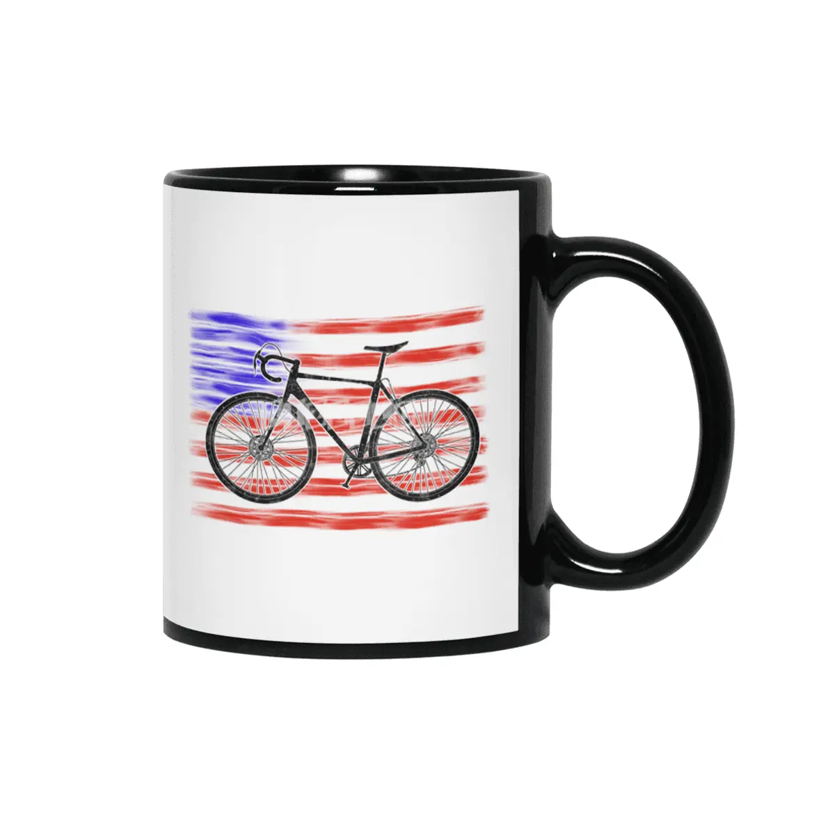 Cyclocross Bicycle American Flag Siyah Kupa