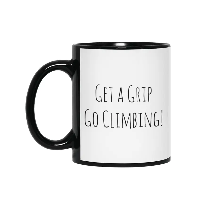 Get a Grip Go Climbing Siyah Kupa