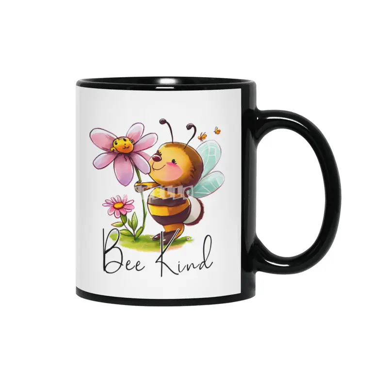 Be Kind Bee Collection Siyah Kupa