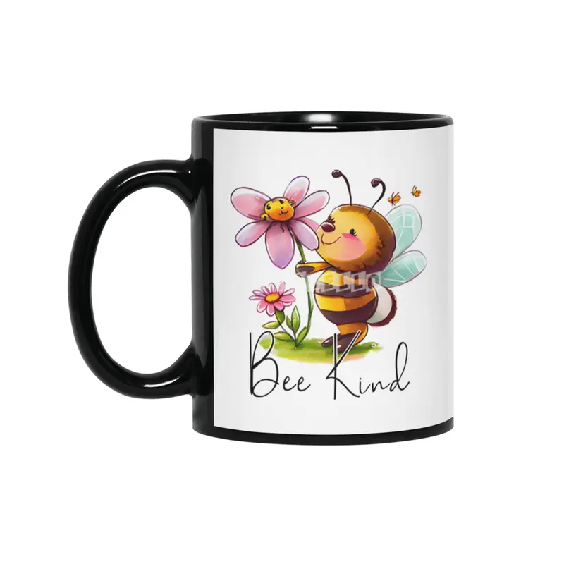 Be Kind Bee Collection Siyah Kupa