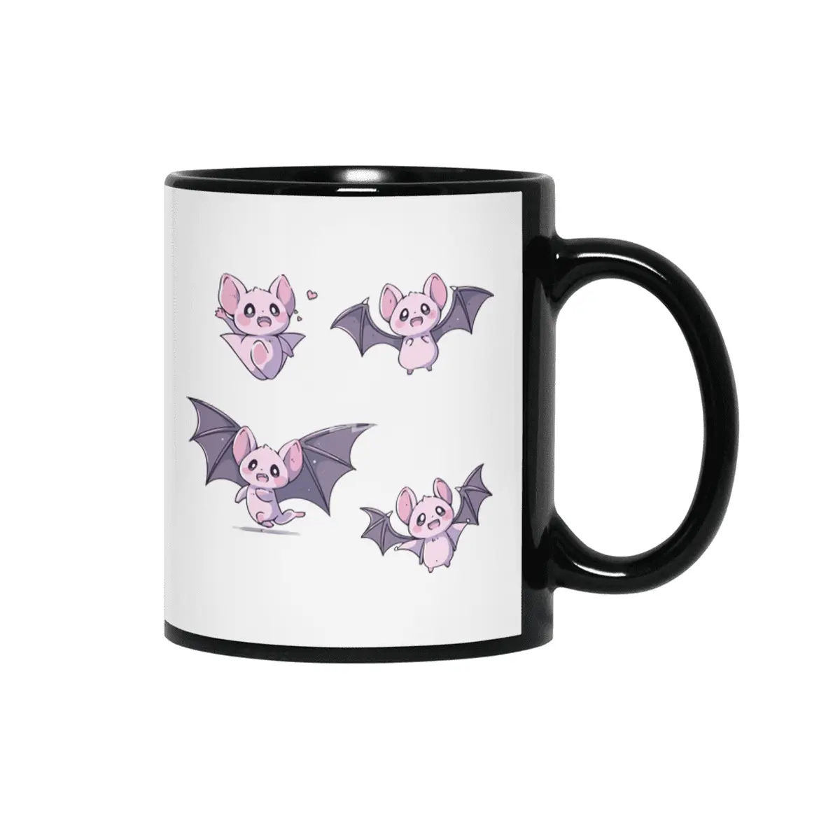 Cute Bat Siyah Kupa