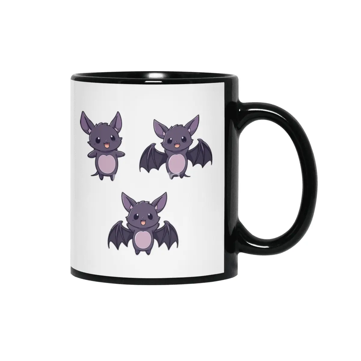 Cute Bat Siyah Kupa