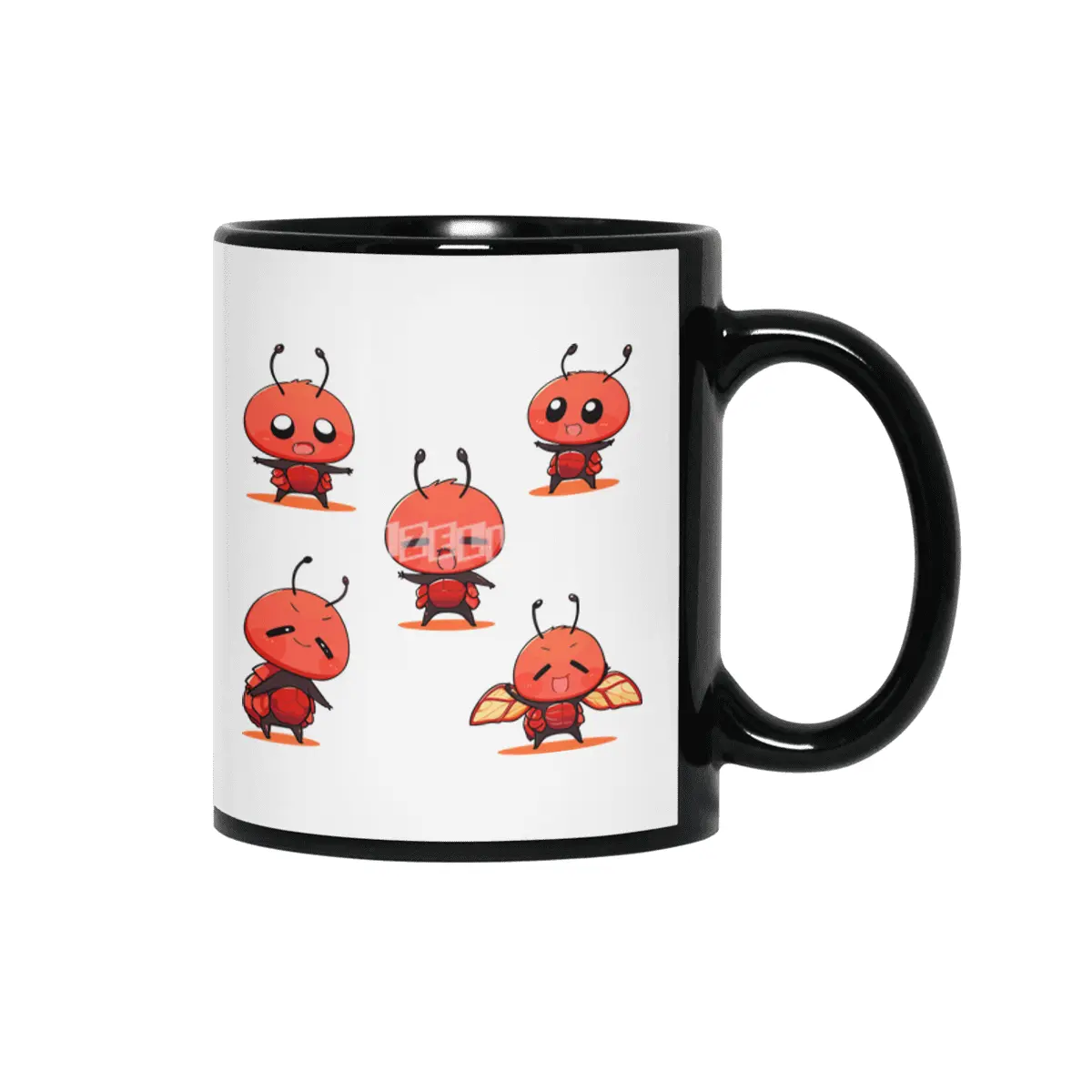 Cute Bug Siyah Kupa