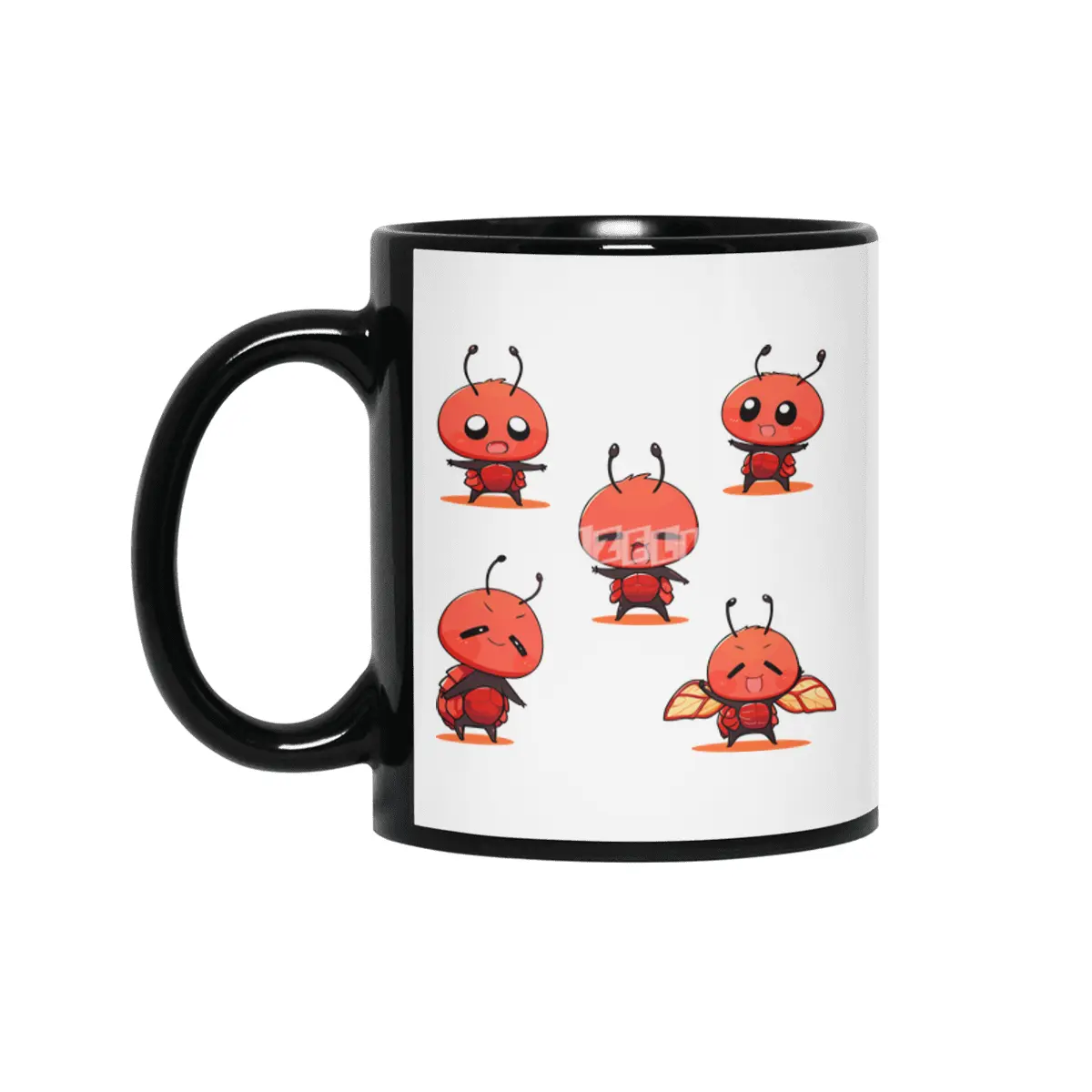 Cute Bug Siyah Kupa