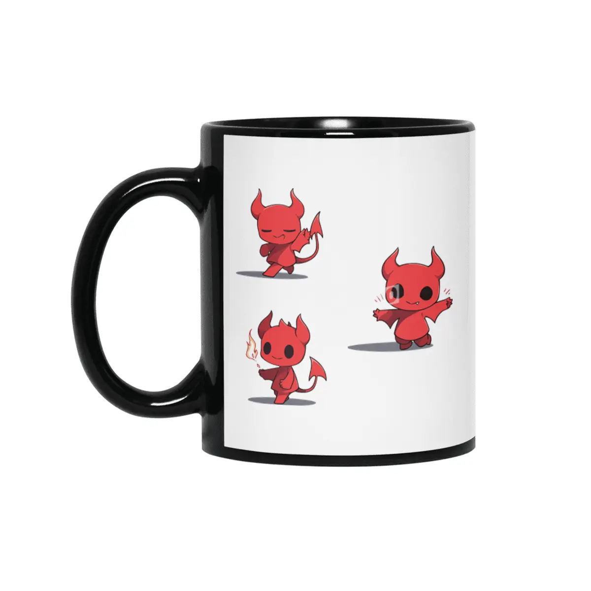 Cute Devil Siyah Kupa
