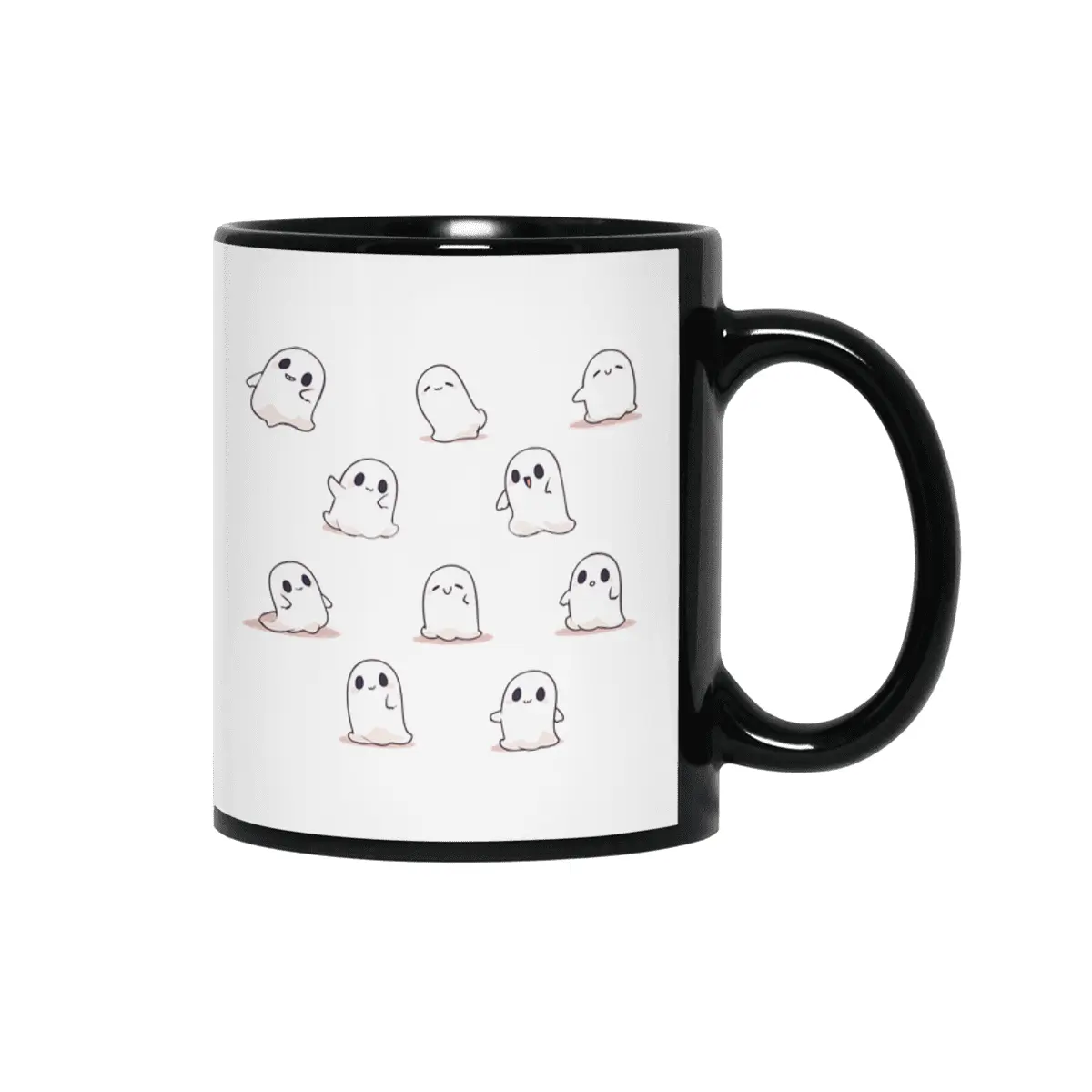 Cute Ghost Siyah Kupa