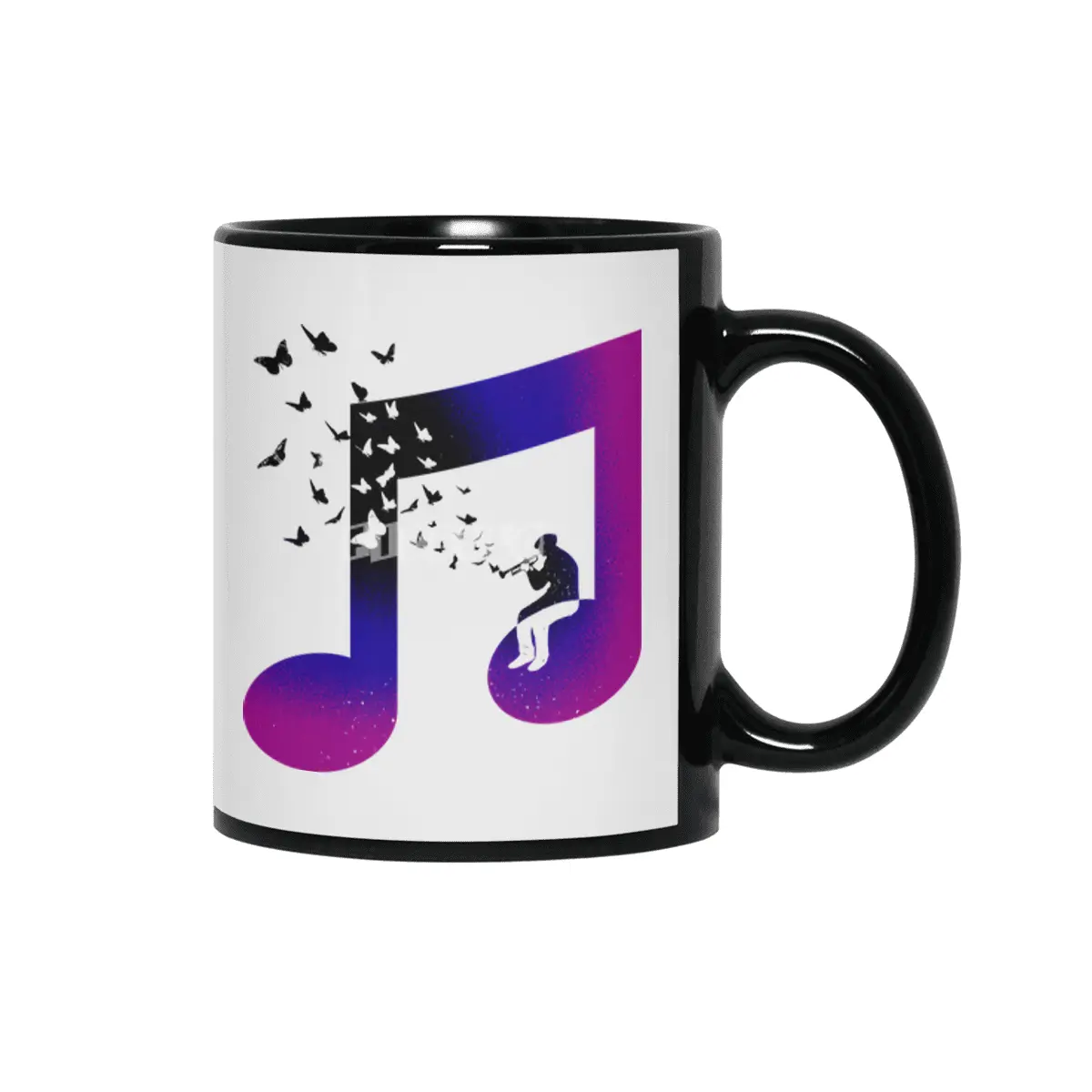 Music Bugle Siyah Kupa