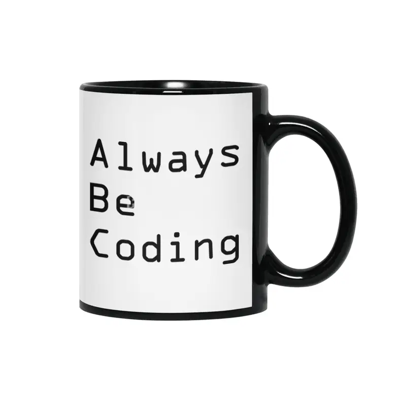 Always Be Coding Siyah Kupa