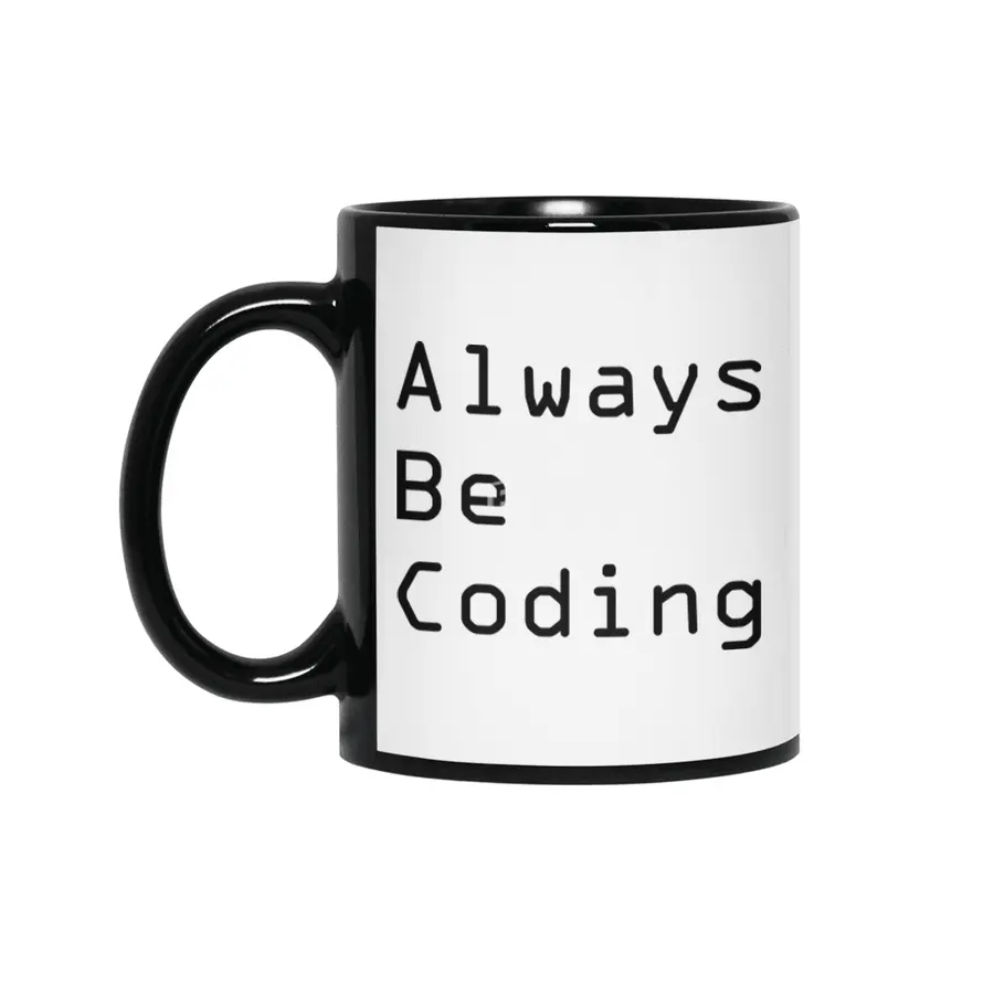 Always Be Coding Siyah Kupa