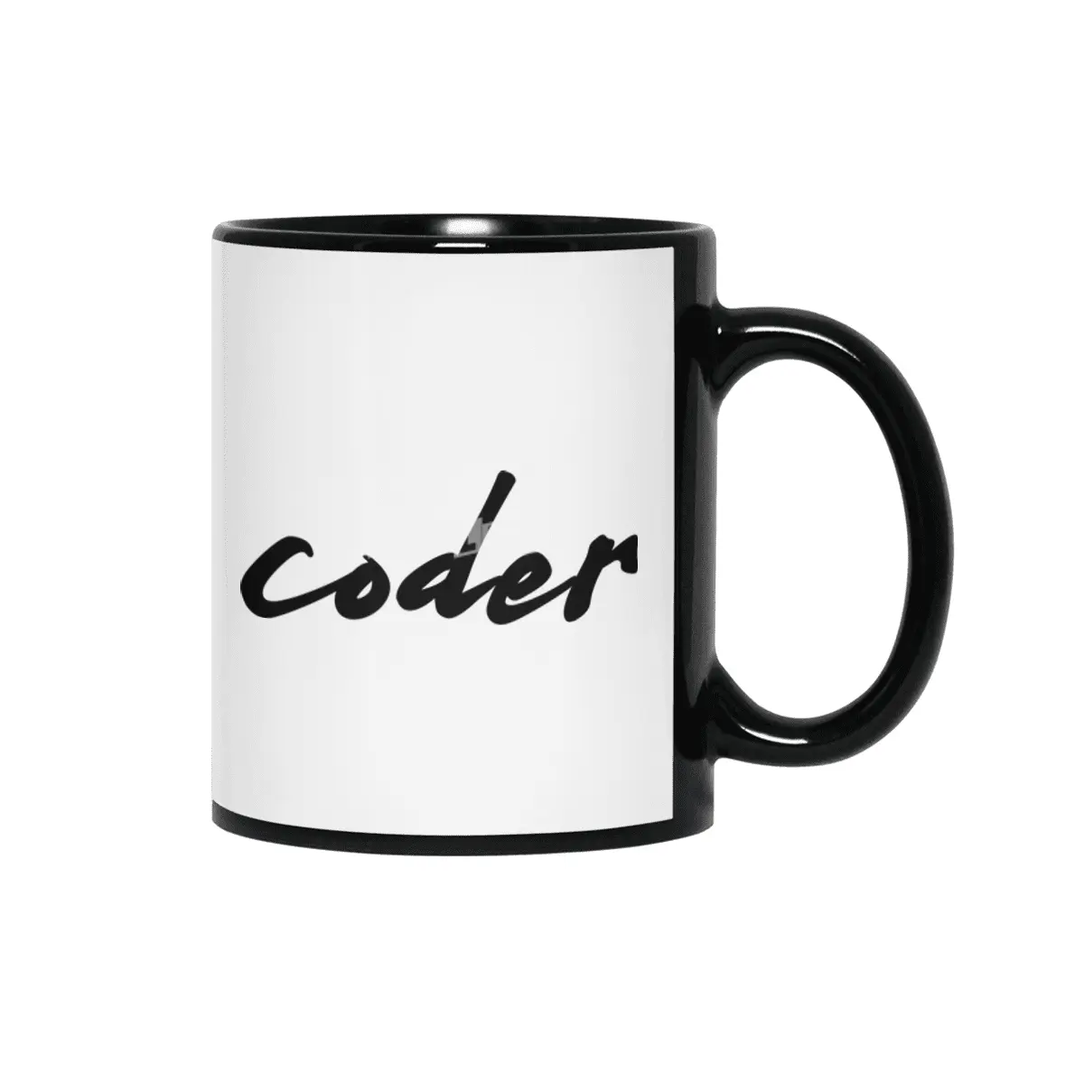 Artsy Coder Calligraphy Siyah Kupa
