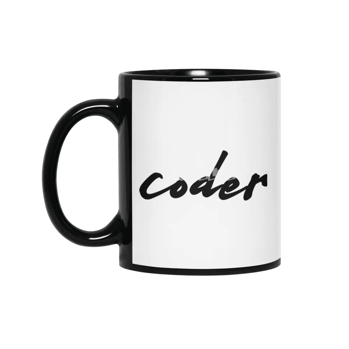 Artsy Coder Calligraphy Siyah Kupa