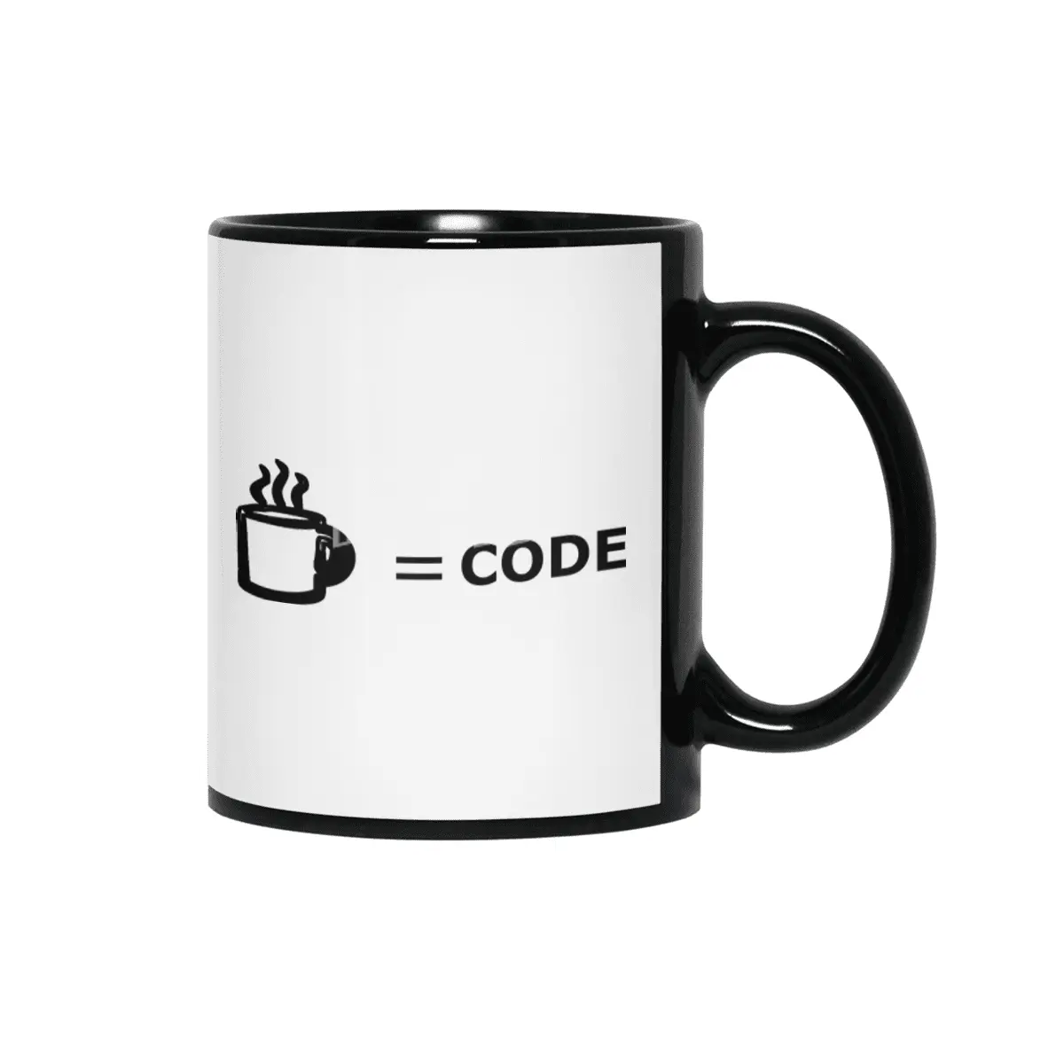 Coffee equals code Siyah Kupa
