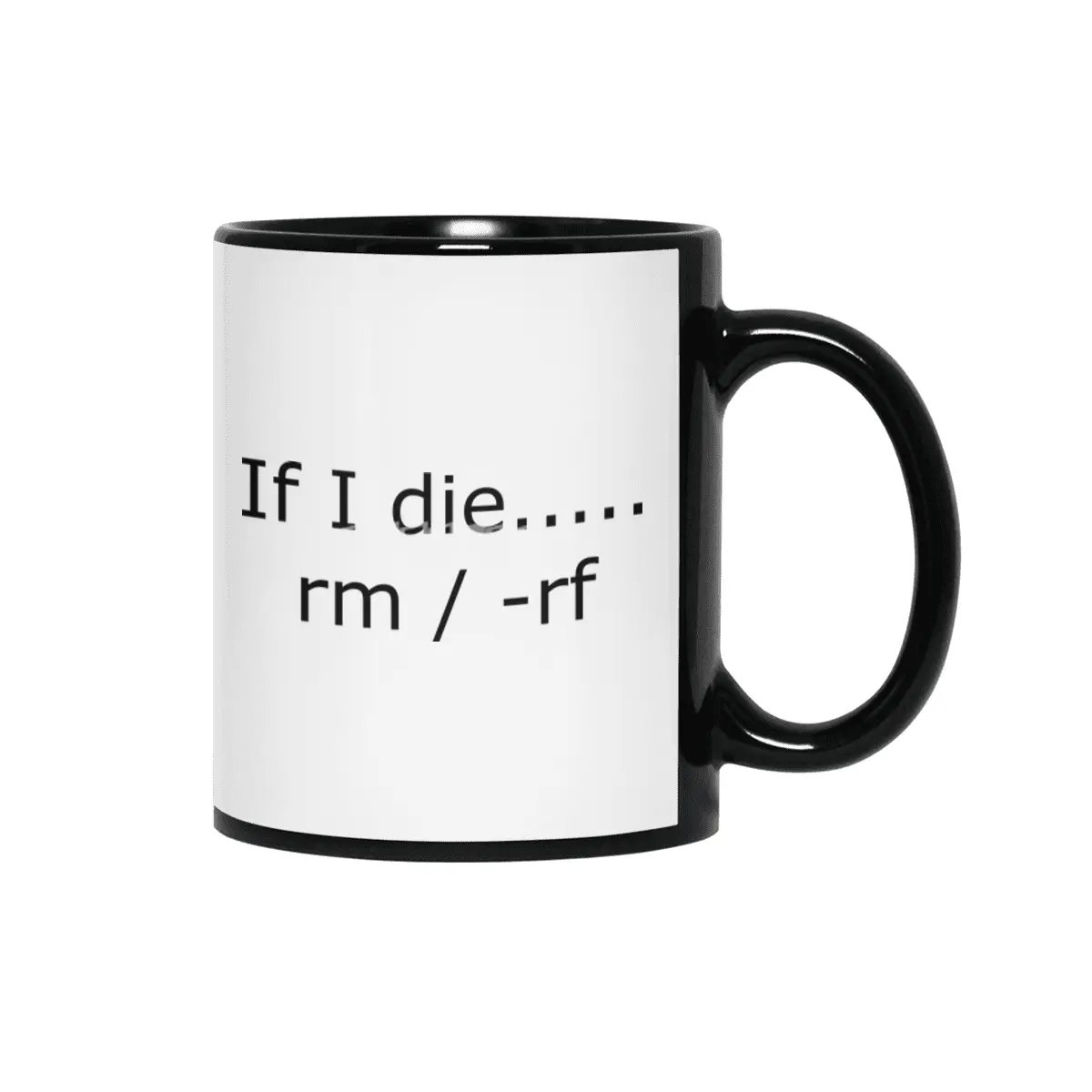 If I Die, RM RF Siyah Kupa