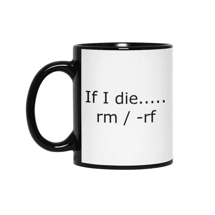 If I Die, RM RF Siyah Kupa