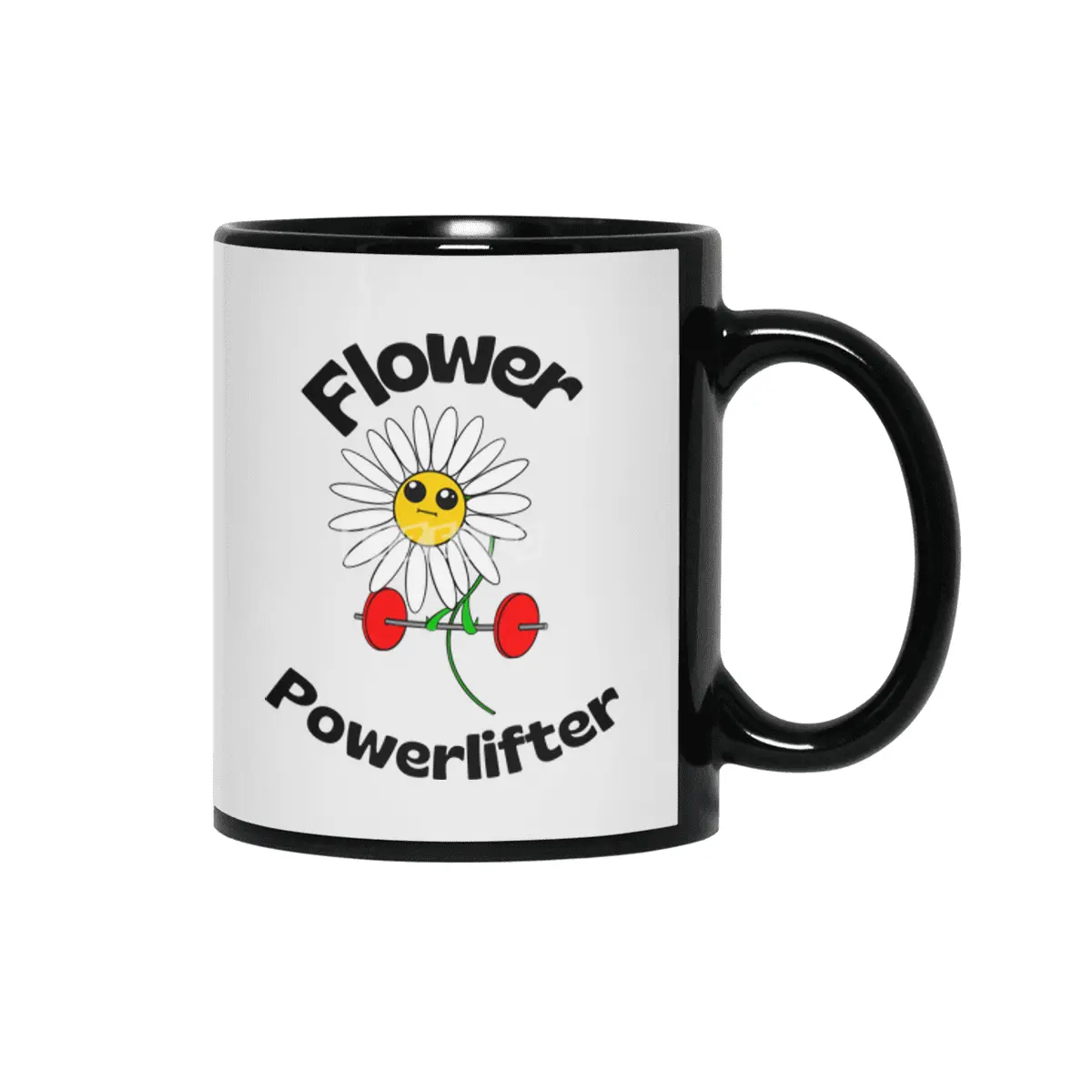 Flower Powerlifter Siyah Kupa