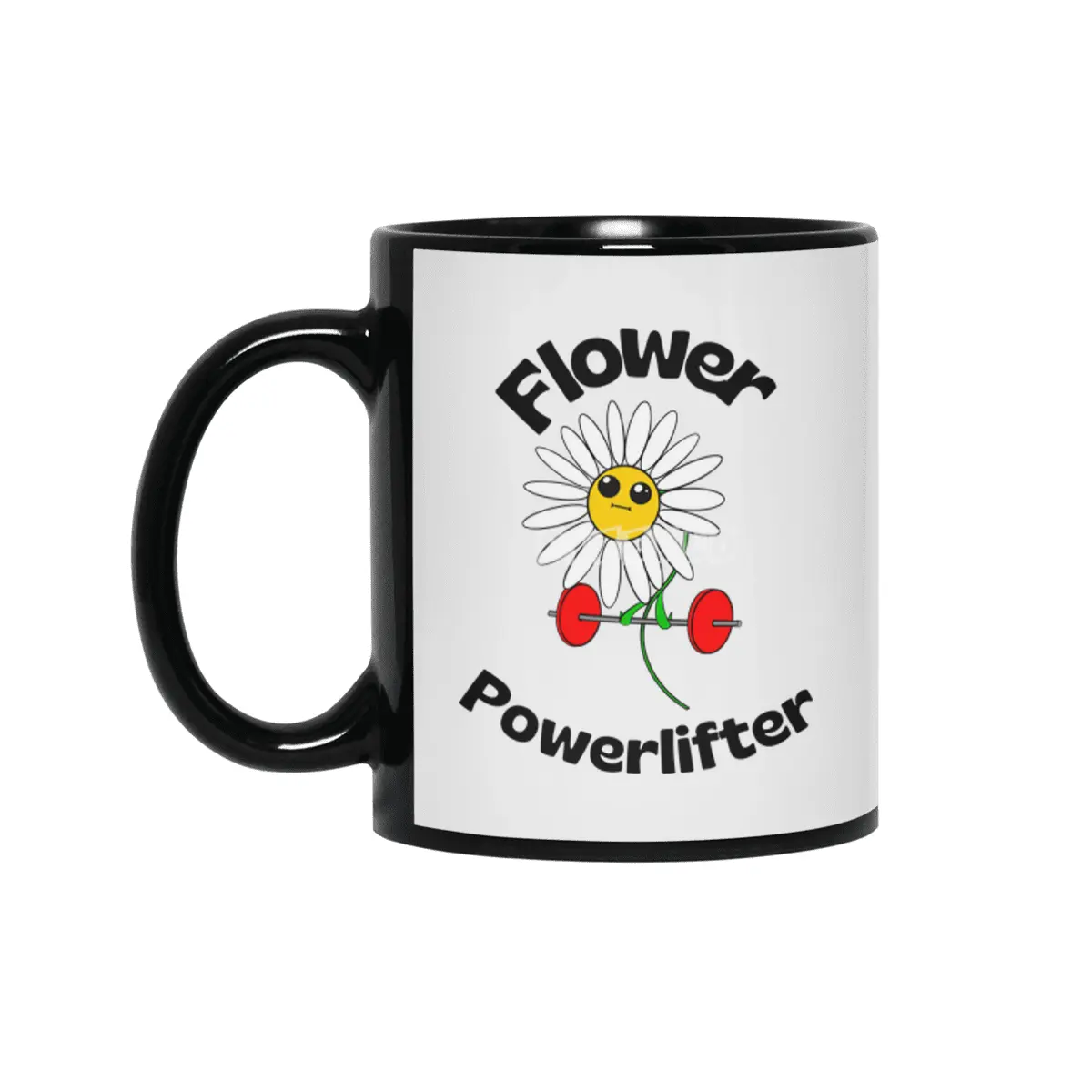 Flower Powerlifter Siyah Kupa