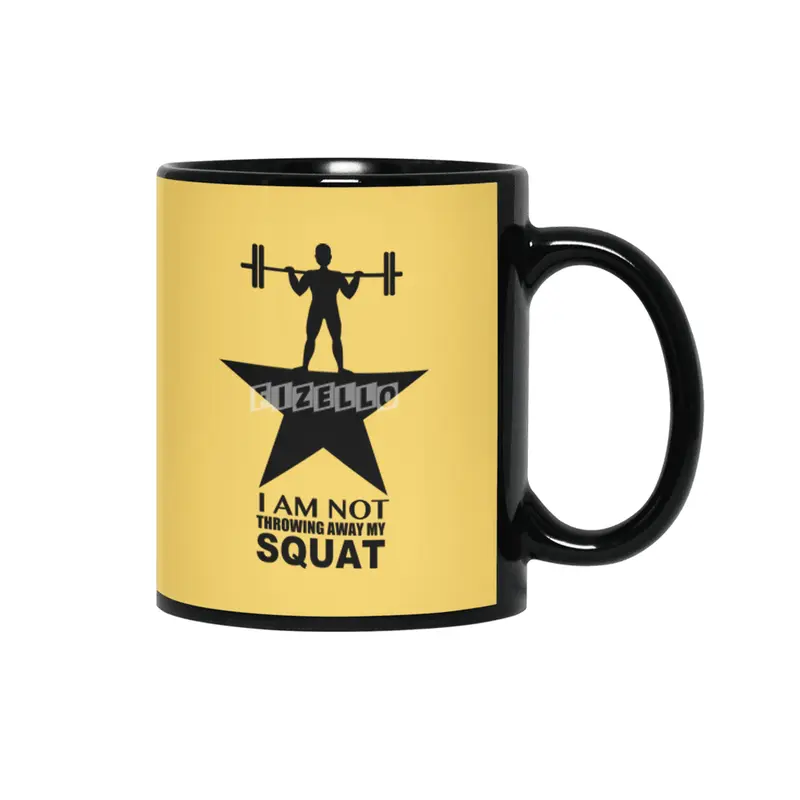 My Squat: Male (Dark Print) Siyah Kupa