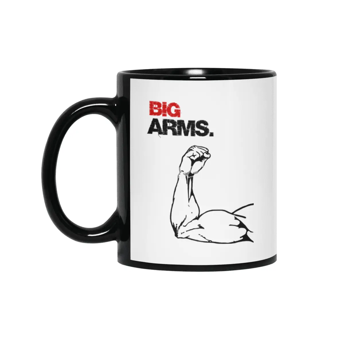 big arms Siyah Kupa