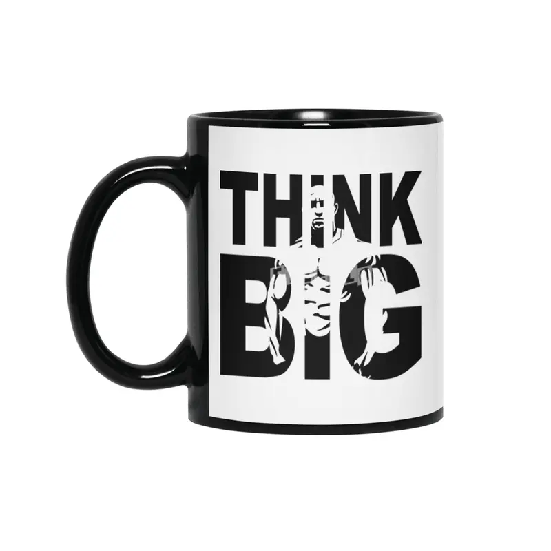 THINK BIG Siyah Kupa