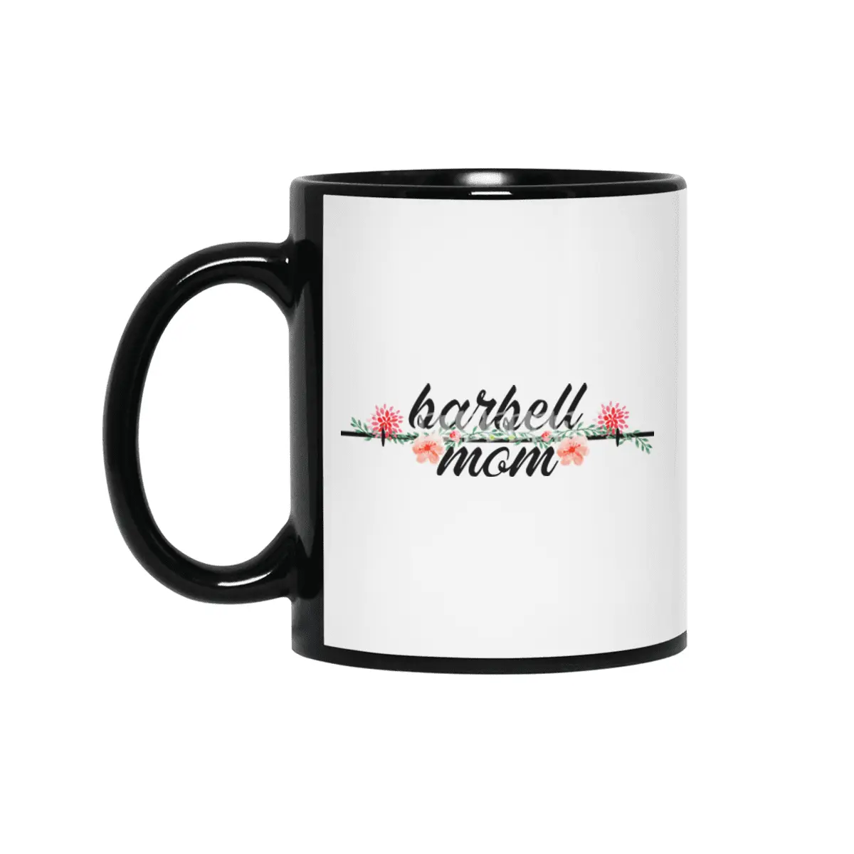 Barbell Mom Siyah Kupa