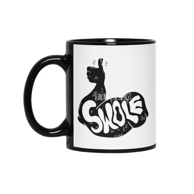 SWOLE - Black Siyah Kupa