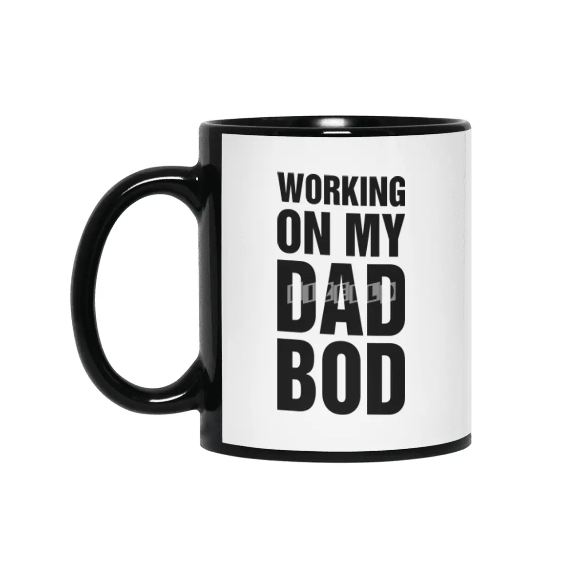 Working On My Dad Bod Siyah Kupa