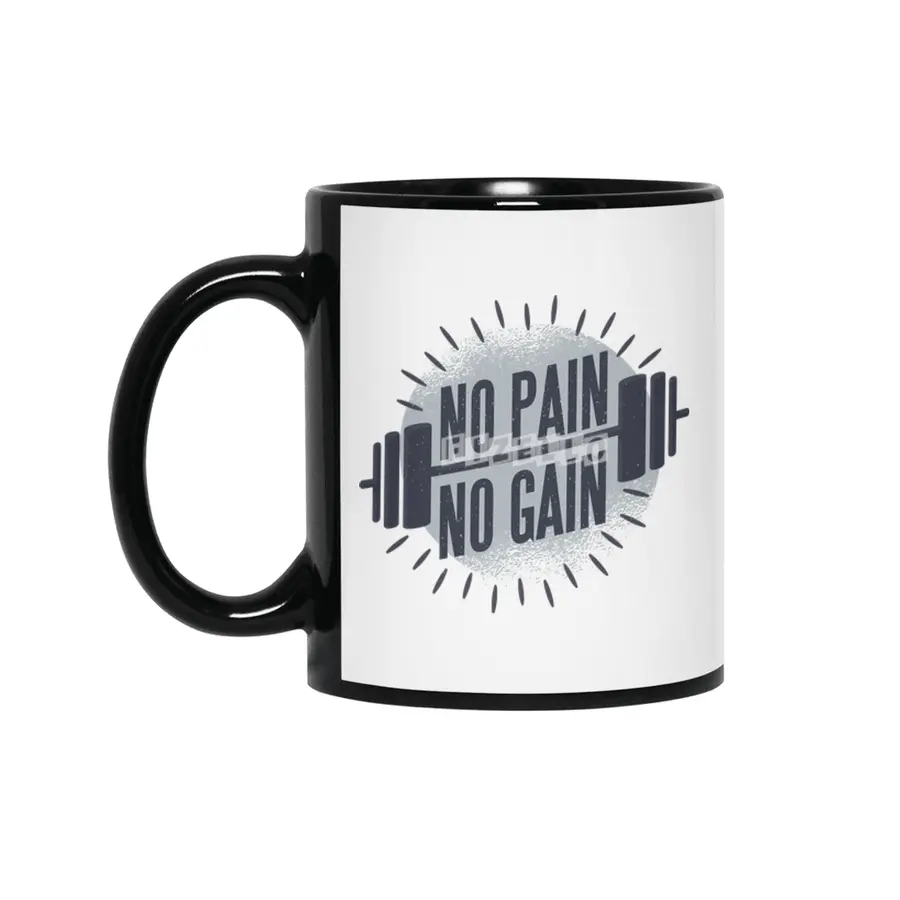 No pain no gain Siyah Kupa