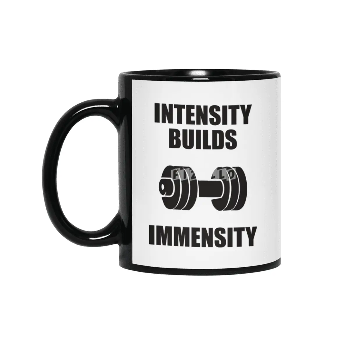Bodybuilding - Intensity Builds Immensity Siyah Kupa