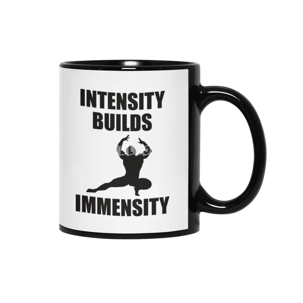 Bodybuilding - Intensity Builds Immensity Siyah Kupa
