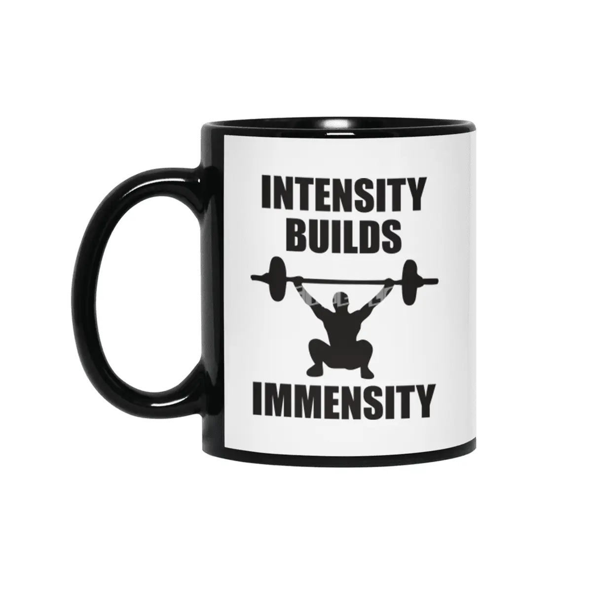 Bodybuilding - Intensity Builds Immensity Siyah Kupa