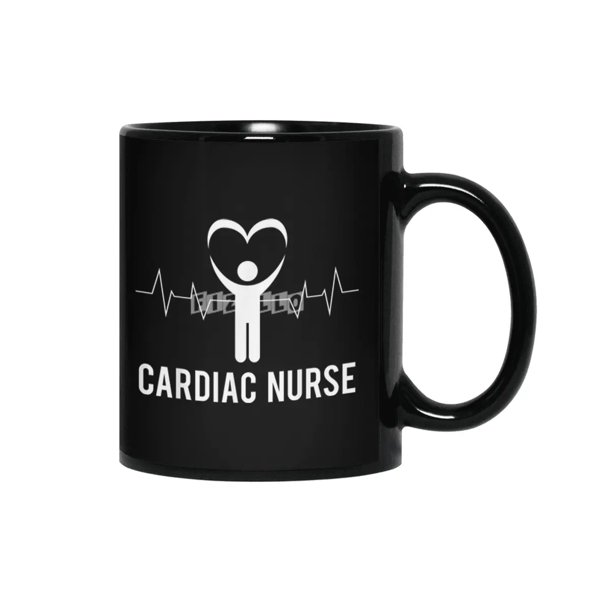 Cardiac Nurse Shirt Cardiology T Shirt Hearth Health Gift Siyah Kupa